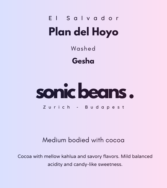 Prémium specialty kávé kézműves világos pörkölés - Sonic Beans
