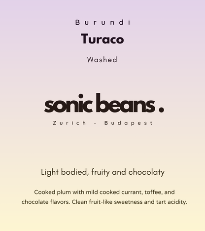 Specialty kávé világos pörkölés kézműves - Sonic Beans