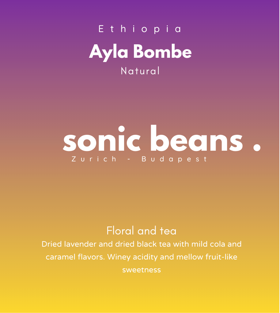 Specialty kávé világos pörkölés igazi ritkaság Sonic Beans. Származás: Etiópia