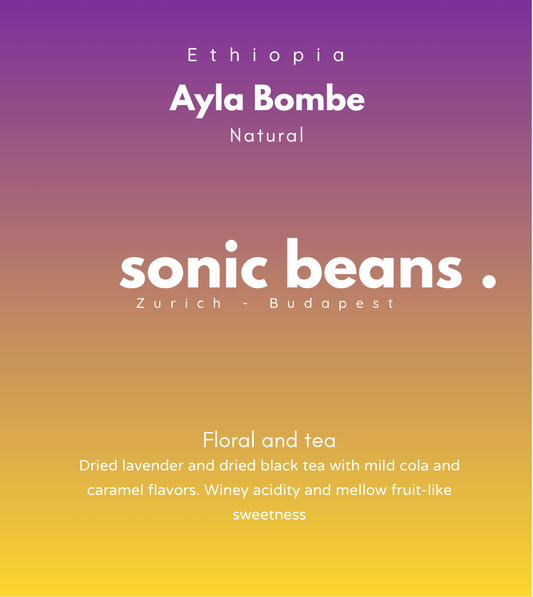 Specialty kávé világos pörkölés igazi ritkaság Sonic Beans. Származás: Etiópia