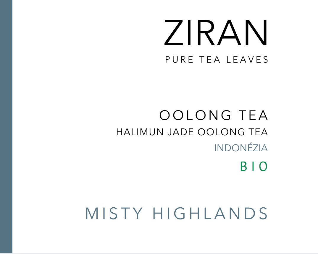 ZIRAN kiváló minőségű bio oolong tea - valódi különlegesség Indonéziából, Jáva szigetéről