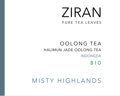ZIRAN kiváló minőségű bio oolong tea - valódi különlegesség Indonéziából, Jáva szigetéről