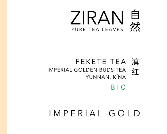 Kiváló fekete tea különlegesség, arany rügyekkel, első szüret, kínai magas hegyekből. Ellenőrzött bio ültetvényről. származó ritkaság. 