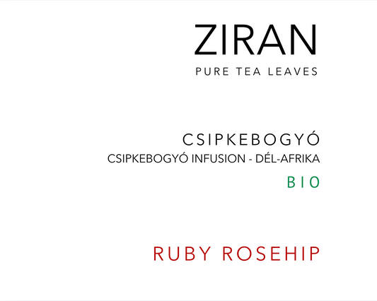 ZIRAN - kiváló minőségű, különleges, csipkebogyó tea, 100% bio, Dél-Afrikából származó, nap érlelte csipkebogyólól. 